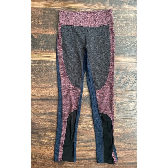 Free People Movement Dylan High rise Color Block Crop Leggings Yoga XS - Picture 2 of 11